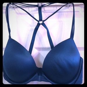 34D VS bra Teal Strappy racerback Front closure 🎀